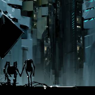 Portal game wallpaper