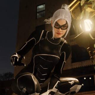 Black Cat Spider-Man wallpaper