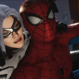 Black Cat Spider-Man wallpaper