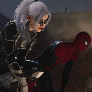 Black Cat Spider-Man wallpaper