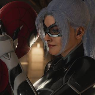 Black Cat Spider-Man wallpaper