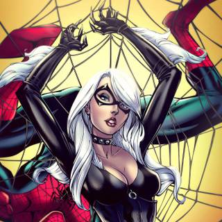 Black Cat Spider-Man wallpaper