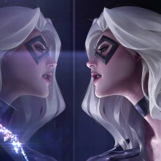 Black Cat Spider-Man wallpaper