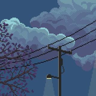 Night pixel wallpaper