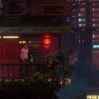 Night pixel wallpaper