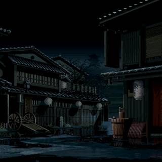 Night pixel wallpaper