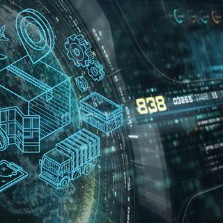 Supply network chain wallpaper