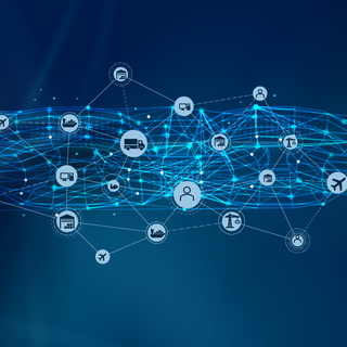 Supply network chain wallpaper