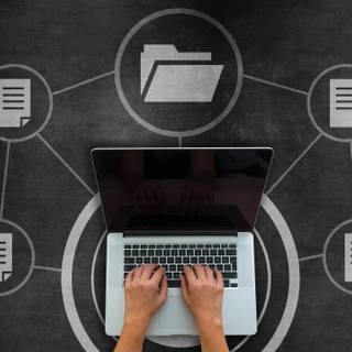 Supply network chain wallpaper