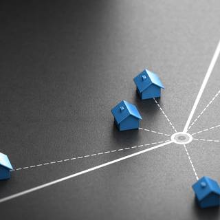 Supply network chain wallpaper