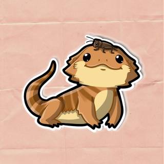 Bearded Dragon Chibi wallpaper
