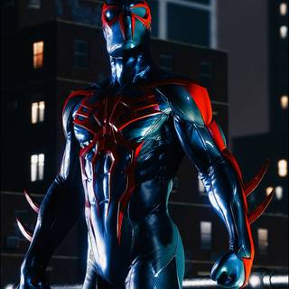 Black and red Spider-Man wallpaper