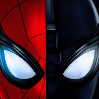 Black and red Spider-Man wallpaper