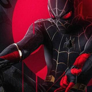 Black and red Spider-Man wallpaper