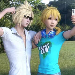 Desktop selfie wallpaper