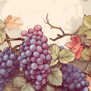 Grape vine wallpaper