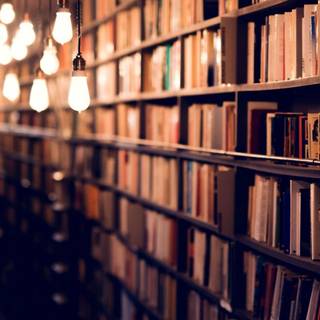 Aesthetic library wallpaper