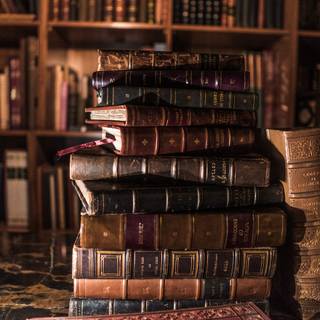 Aesthetic library wallpaper