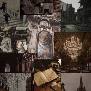 Aesthetic library wallpaper