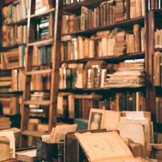 Aesthetic library wallpaper