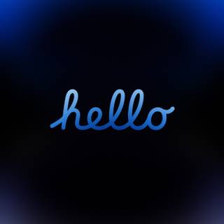 iPhone 14 HD blue wallpaper