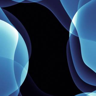 iPhone 14 HD blue wallpaper