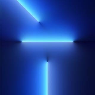 iPhone 14 HD blue wallpaper