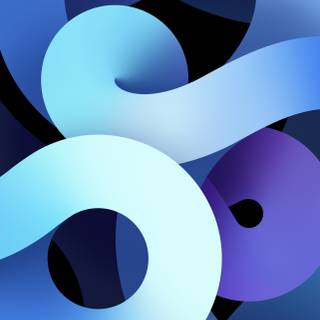 iPhone 14 HD blue wallpaper