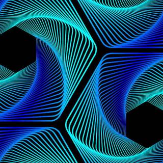 iPhone 14 HD blue wallpaper