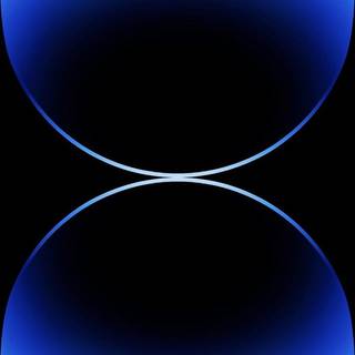 iPhone 14 HD blue wallpaper