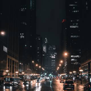 Night city 4k phone wallpaper