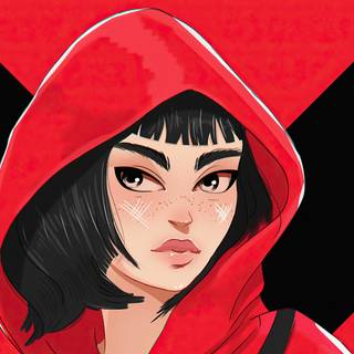 Money Heist cartoon 4k HD wallpaper