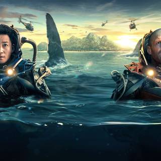 MEG 2 The Trench 2023 wallpaper