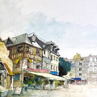 Watercolor 4k wallpaper