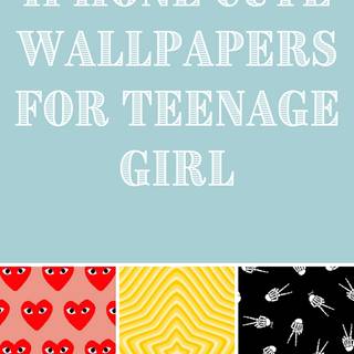 Teenage girl iPhone wallpaper