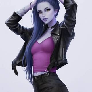 Teenage girl iPhone wallpaper