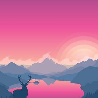 Landscape minimal 4k wallpaper