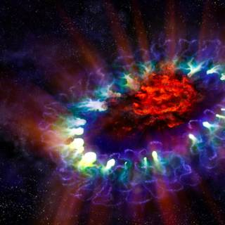 4k super nova wallpaper