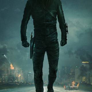 Green Arrow phone 4k wallpaper