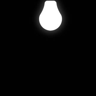 Light bulb phone wallpaper