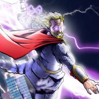 Thor 4k HD minimal wallpaper