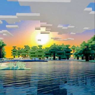 Minecraft iPhone 4k wallpaper