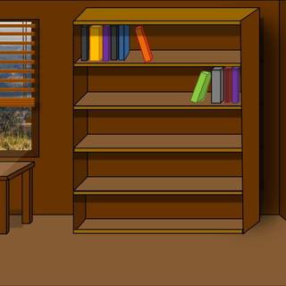 Desktop bookshelf wallpaper