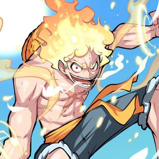 Sun God Nika Luffy wallpaper