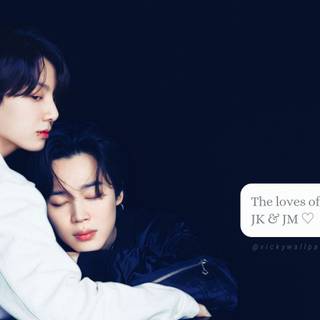 Jikook computer wallpaper