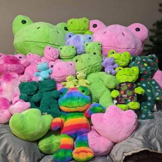 Build A Bear Frog wallpaper