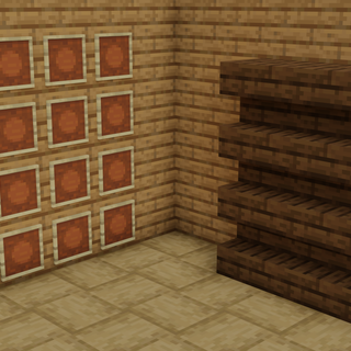 3D desktop shelf wallpaper