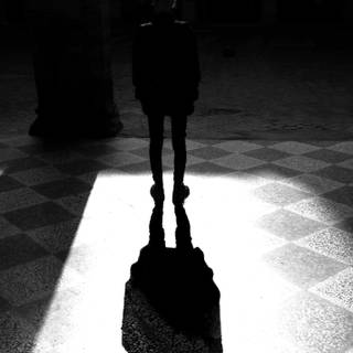 Men shadow wallpaper