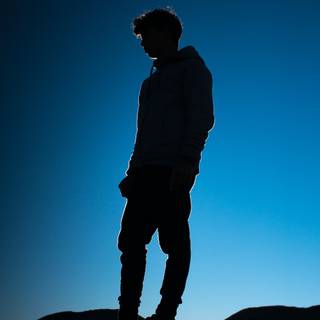 Men shadow wallpaper