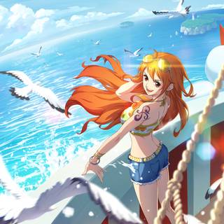 Nami iPhone wallpaper